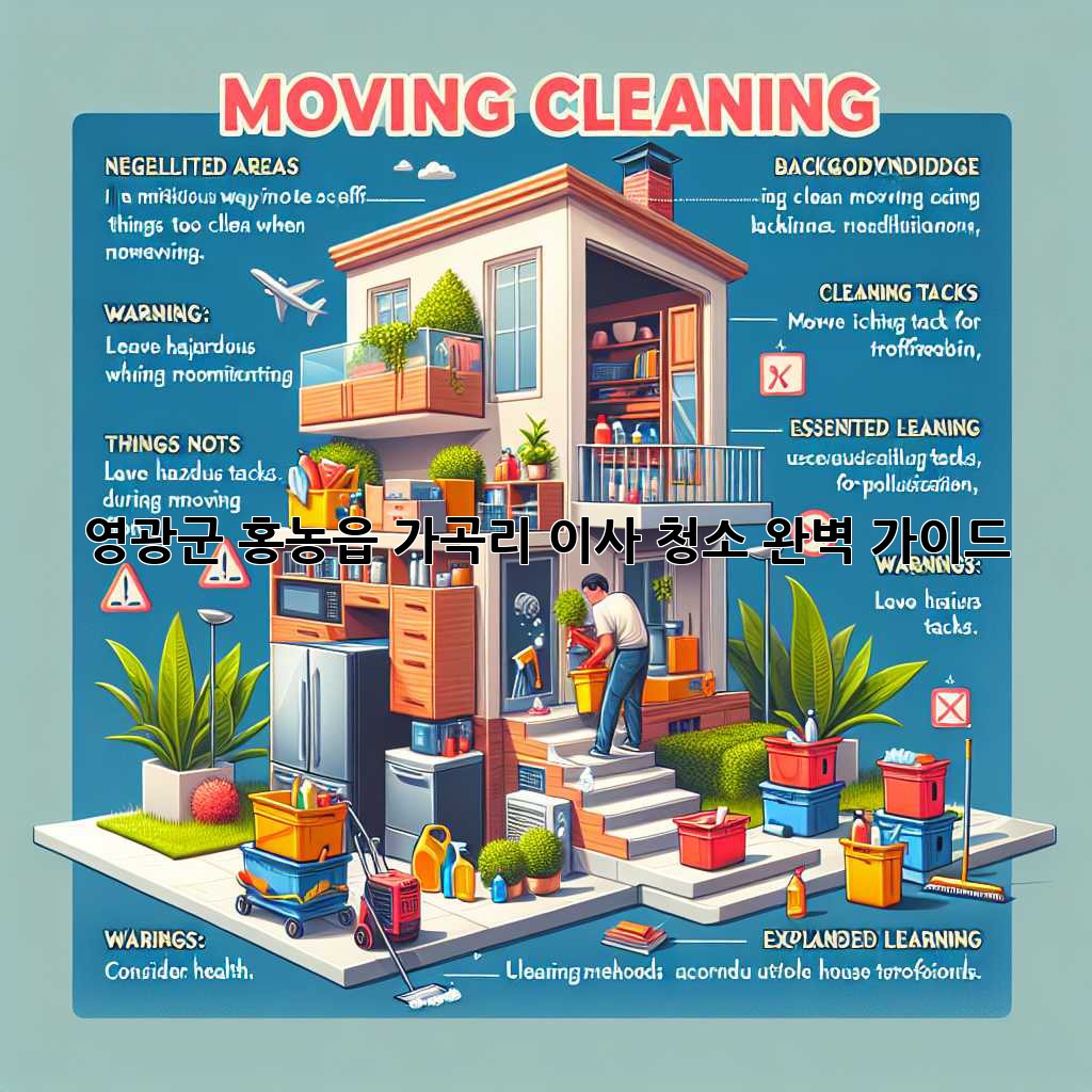 영광군 홍농읍 가곡리 이사 청소 완벽 가이드
