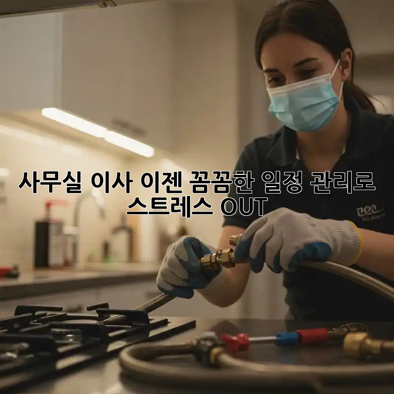 사무실 이사? 이젠 꼼꼼한 일정 관리로 스트레스 OUT!