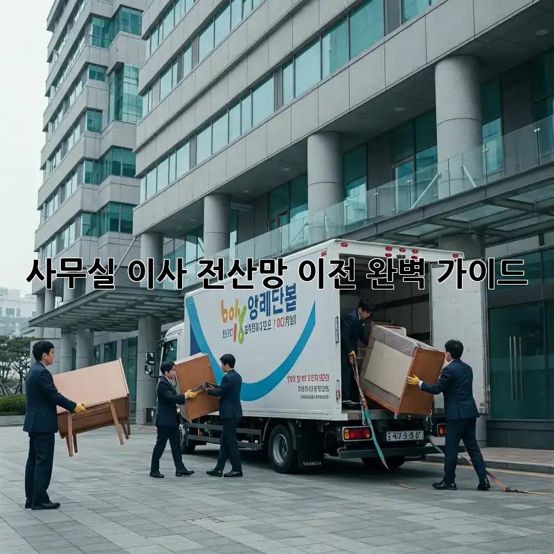 사무실 이사? 전산망 이전 완벽 가이드!