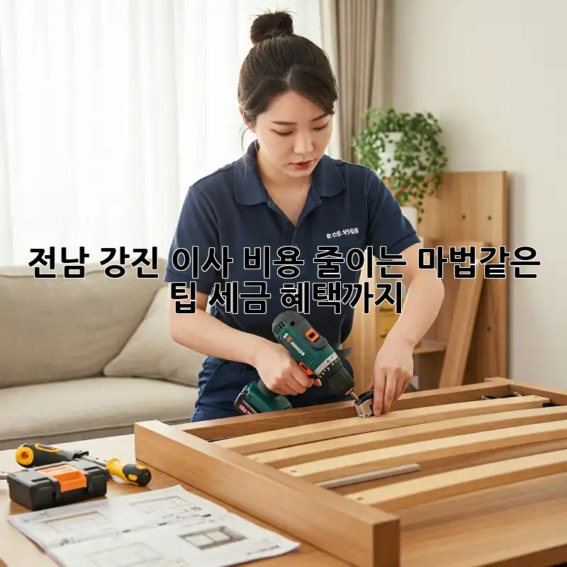 전남 강진 이사 비용 줄이는 마법같은 팁! 세금 혜택까지?