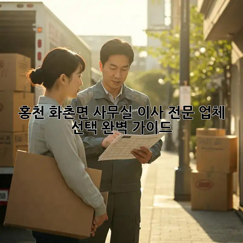 홍천 화촌면 사무실 이사, 전문 업체 선택 완벽 가이드!