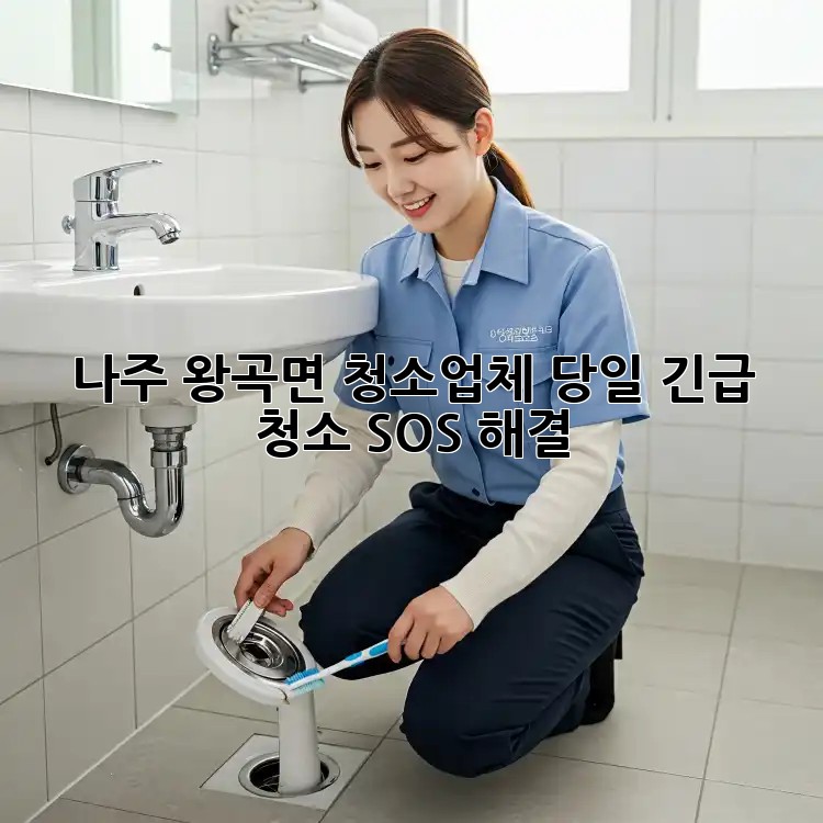 나주 왕곡면 청소업체🚨 당일 긴급 청소 SOS 해결!