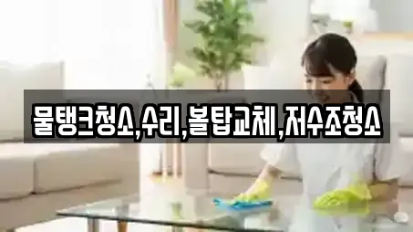 물탱크청소,수리,볼탑교체,저수조청소