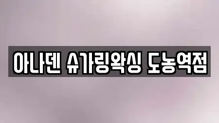 아나덴 슈가링왁싱 도농역점