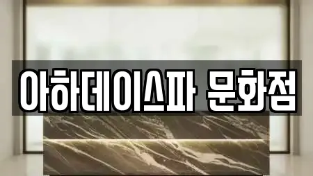 아하데이스파 문화점