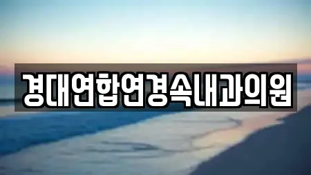 경대연합연경속내과의원