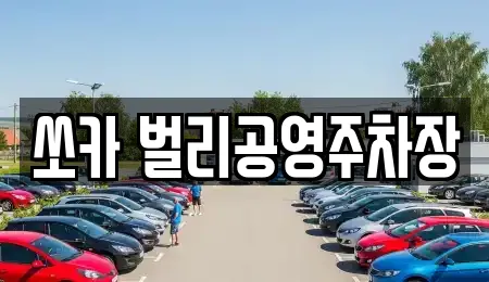 쏘카 벌리공영주차장
