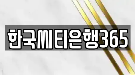 한국씨티은행365