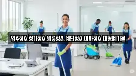 입주청소.정기청소.원룸청소.계단청소.이사청소.대형폐기물