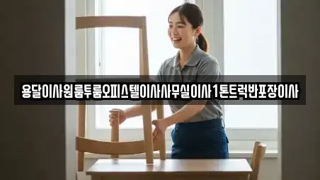 용달이사원룸투룸오피스텔이사사무실이사1톤트럭반포장이사