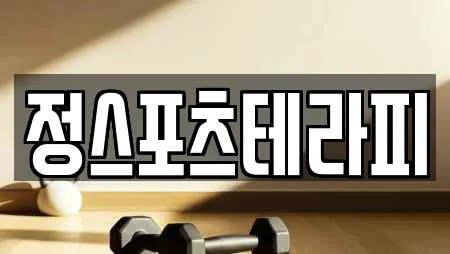 정스포츠테라피