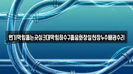 변기막힘뚫는곳싱크대막힘하수구뚫음화장실천장누수배관수리
