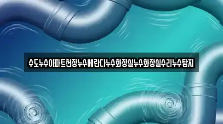 수도누수아파트천장누수베란다누수화장실누수화장실수리누수탐지