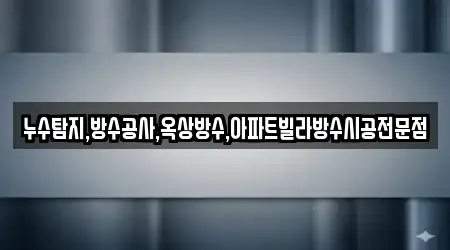누수탐지,방수공사,옥상방수,아파트빌라방수시공전문점