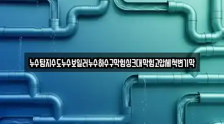 누수탐지수도누수보일러누수하수구막힘싱크대막힘고압세척변기막