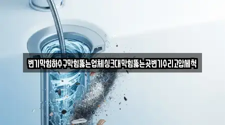 변기막힘하수구막힘뚫는업체싱크대막힘뚫는곳변기수리고압세척