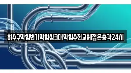 하수구막힘변기막힘싱크대막힘수전교체젊은총각24시
