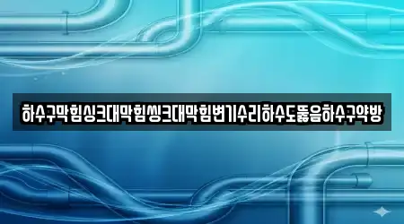하수구막힘싱크대막힘씽크대막힘변기수리하수도뚫음하수구약방