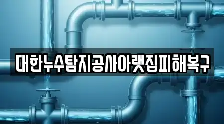 대한누수탐지공사아랫집피해복구