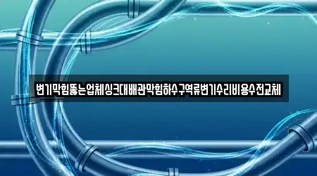 변기막힘뚫는업체싱크대배관막힘하수구역류변기수리비용수전교체