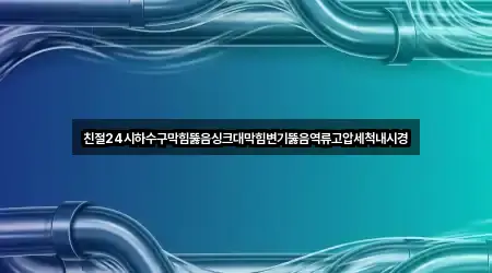 목포시 달동 변기뚫음 빠른 탐색 4곳