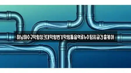 하남하수구막힘싱크대막힘변기막힘뚫음역류누수탐지공간홈케어