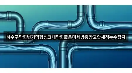 하수구막힘변기막힘싱크대막힘뚫음미세방충망고압세척누수탐지