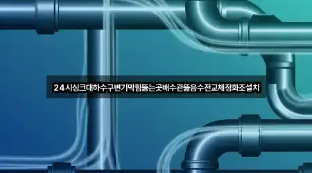 24시싱크대하수구변기막힘뚫는곳배수관뚫음수전교체정화조설치