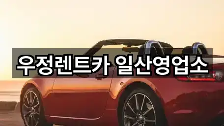 우정렌트카 일산영업소