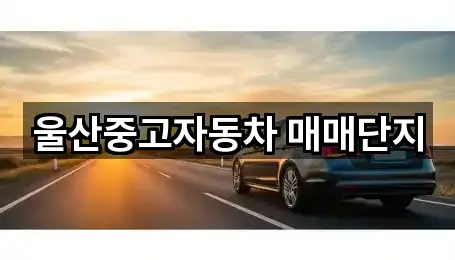 울산중고자동차 매매단지