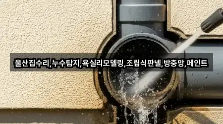 울산집수리,누수탐지,욕실리모델링,조립식판넬,방충망,페인트