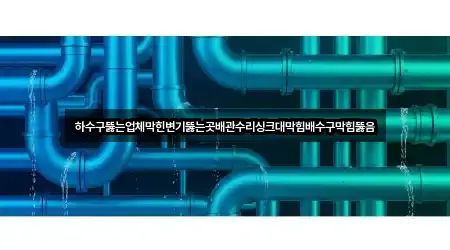 광명 노온사동 배수구 막힘 5곳 지도로 확인