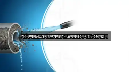 하수구막힘싱크대막힘변기막힘하수도막힘배수구막힘누수탐지설비