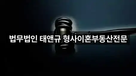 법무법인 태앤규 형사이혼부동산전문