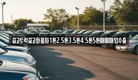 강원 강릉시 죽헌동 중고차매입 전문 중고트럭중고화물차1톤2.5톤3.5톤4.5톤5톤매매매입수출