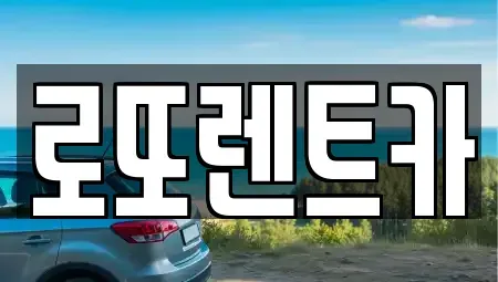 강원 원주시 무실동 장기렌트카 전문 로또렌트카