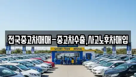 강원특별자치도 속초시 금호동 중고차매입 전문 전국중고차매매-중고차수출,사고노후차매입
