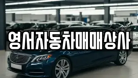 강원특별자치도 원주시 태장동 중고차 전문 영서자동차매매상사