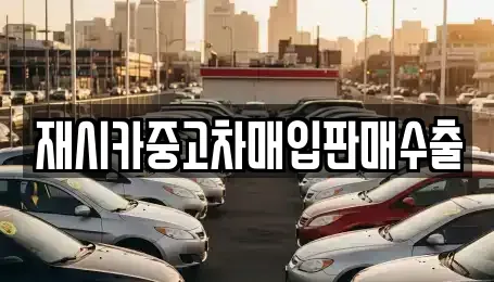 경기 김포시 걸포동 중고차매입 전문 재시카중고차매입판매수출