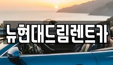 경기 수원시 팔달구 북수동 렌트카 전문 뉴현대드림렌트카