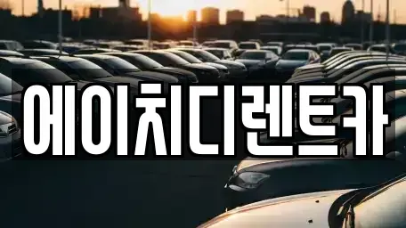 경기 안산시 단원구 대부남동 렌트카 전문 에이치디렌트카