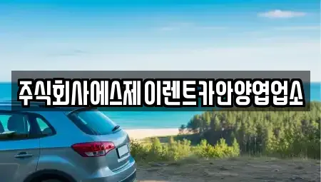경기 안양시 만안구 석수동 렌트카 전문 주식회사에스제이렌트카안양엽업소
