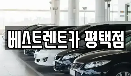 경기 평택시 세교동 단기렌트카 전문 베스트렌트카 평택점