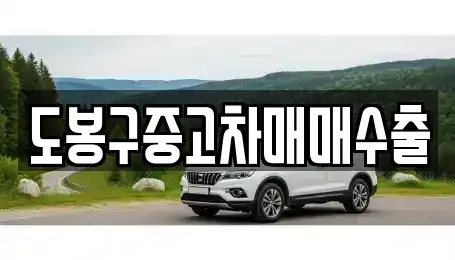 경기 포천시 선단동 중고차 전문 도봉구중고차매매수출
