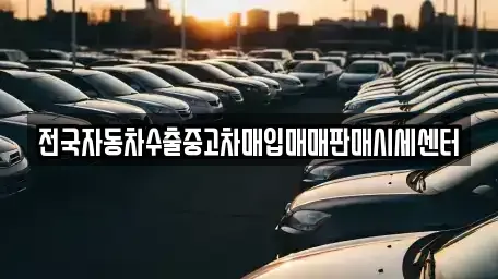 경기 포천시 선단동 중고차매입 전문 전국자동차수출중고차매입매매판매시세센터