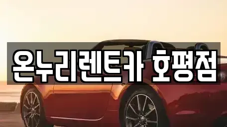 경기도 남양주시 호평동 렌트카 전문 온누리렌트카 호평점