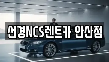 경기도 안산시 단원구 고잔동 렌트카 전문 선경NCS렌트카 안산점