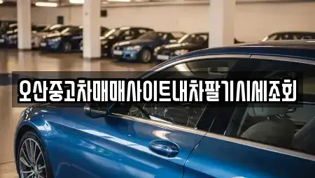 경기도 오산시 청학동 중고차 전문 오산중고차매매사이트내차팔기시세조회
