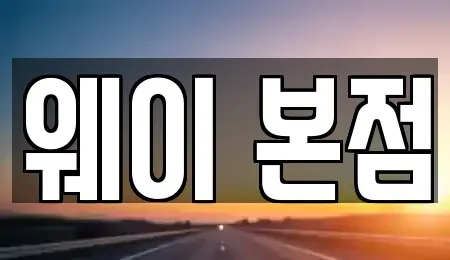 경기도 의왕시 오전동 단기렌트카 전문 웨이 본점