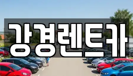 경기도 의정부시 의정부동 단기렌트카 전문 강경렌트카